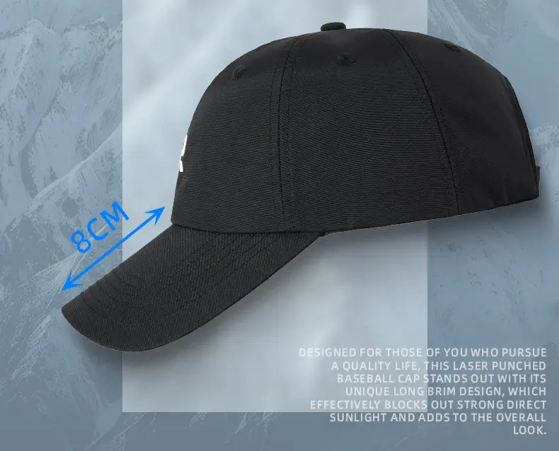 Men Baseball Cap Quick-Drying Green Small 8cm — feature 24
