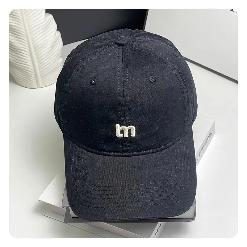 Women Summer Korean M Letter Cap Blue Duckbill Sun Hat — feature 26