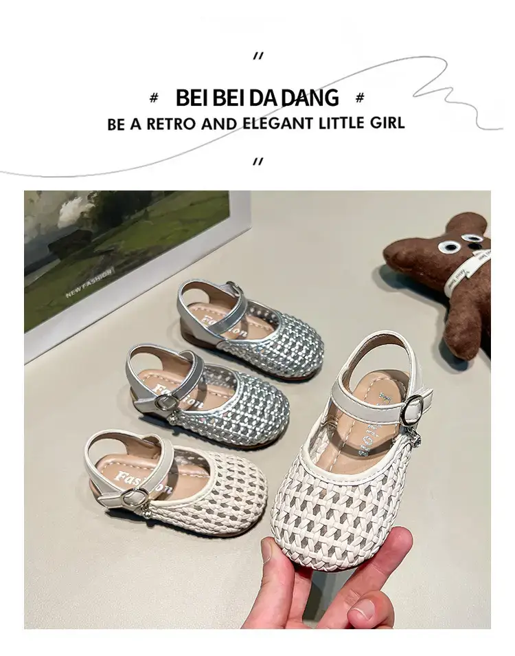Baby Toe Sandals Silver Sparkly 2025 Summer — feature 1
