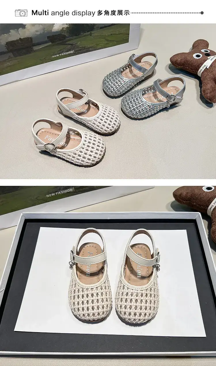 Baby Toe Sandals Silver Sparkly 2025 Summer — feature 7