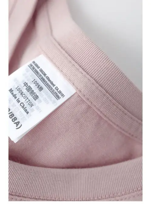 500g Pure Cotton Heavyweight Short-Sleeved 100% Cotton Men's and Women's Same Style T-Shirt Loose Round Neck Versatile Simple Bottoming Shirt — feature 13