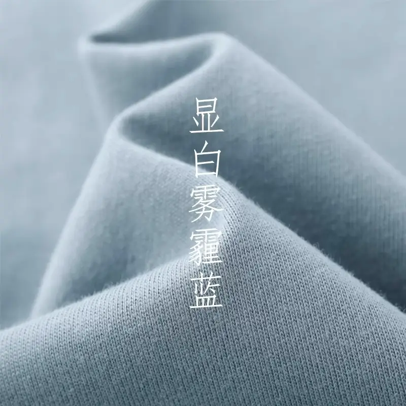 500g Pure Cotton Heavyweight Short-Sleeved 100% Cotton Men's and Women's Same Style T-Shirt Loose Round Neck Versatile Simple Bottoming Shirt