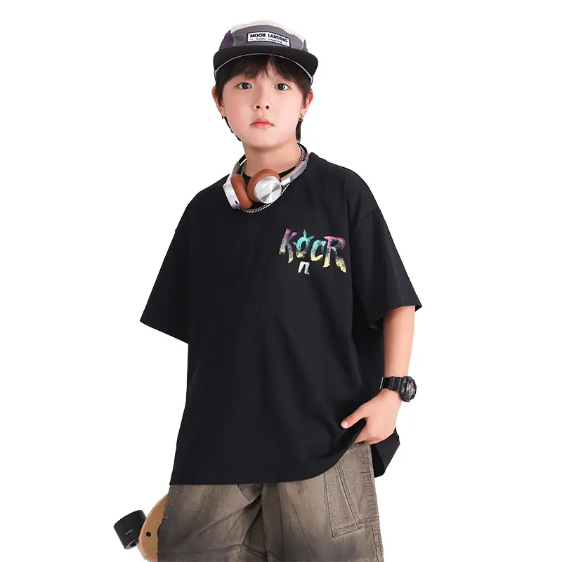 Boys Graffiti Short Sleeve T-Shirt Purple 2025 - Image 7