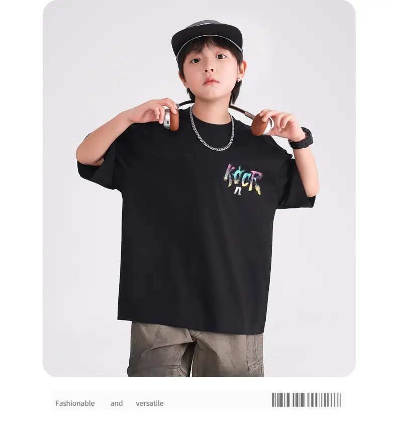 Boys Graffiti Short Sleeve T-Shirt Purple 2025 — feature 13