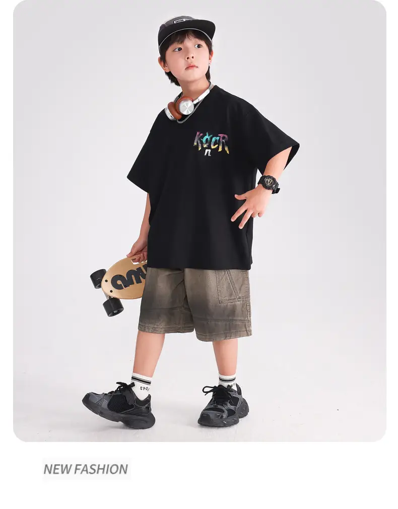 Boys Graffiti Short Sleeve T-Shirt Purple 2025 — feature 14