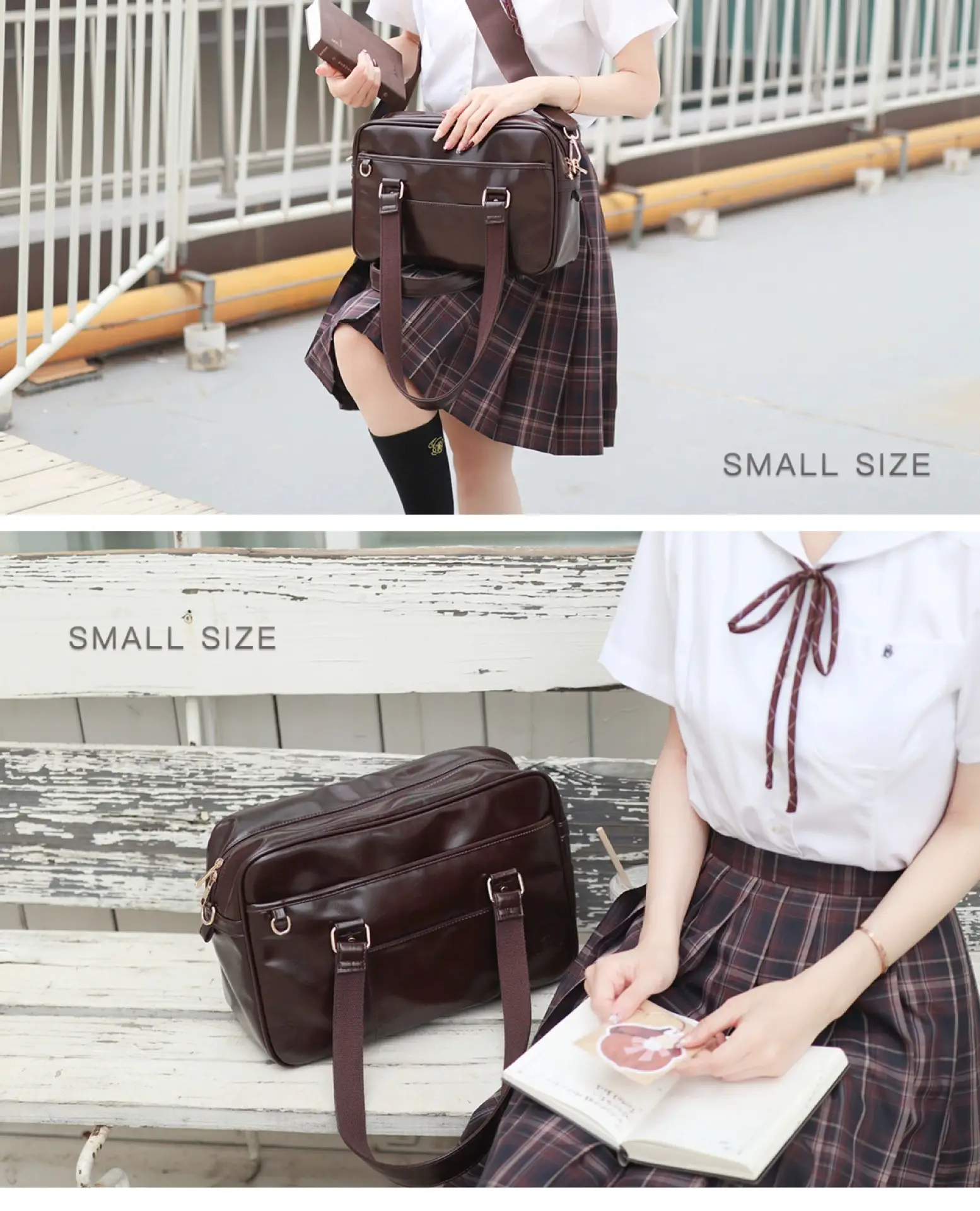 Japanese College Style PU Women's Shoulder Bag — feature 9