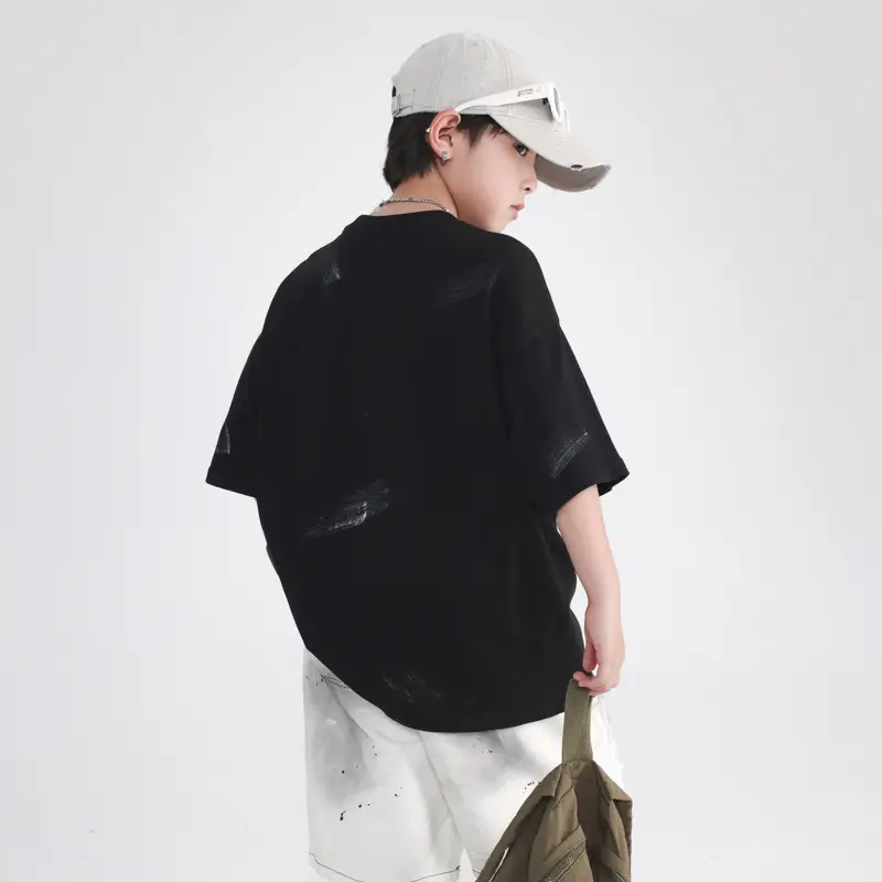Boys Pure Cotton Loose T-Shirt 2026 Cool Touch - Image 4