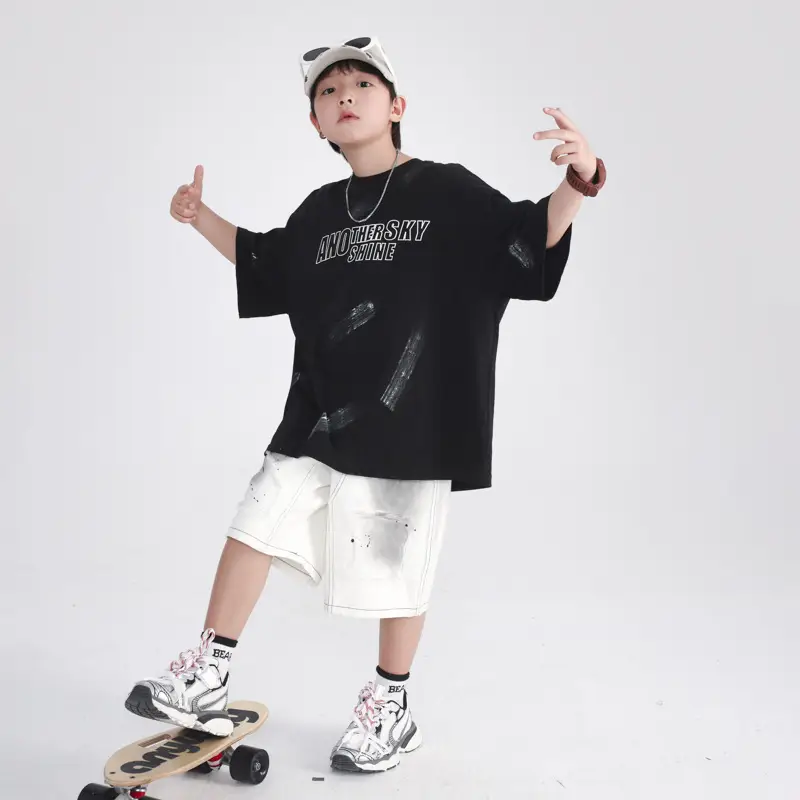 Boys Pure Cotton Loose T-Shirt 2026 Cool Touch - Image 5
