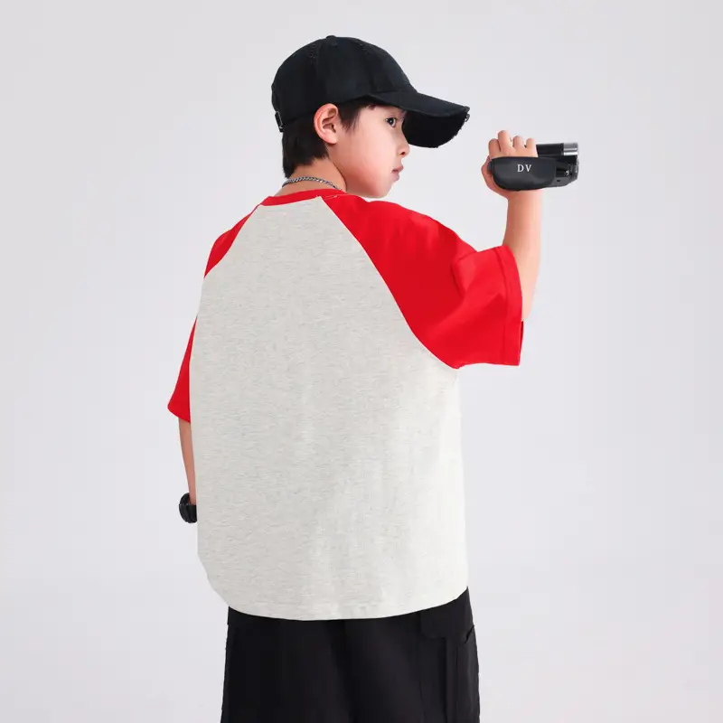Boys Korean Style Cotton T-Shirt 2026
