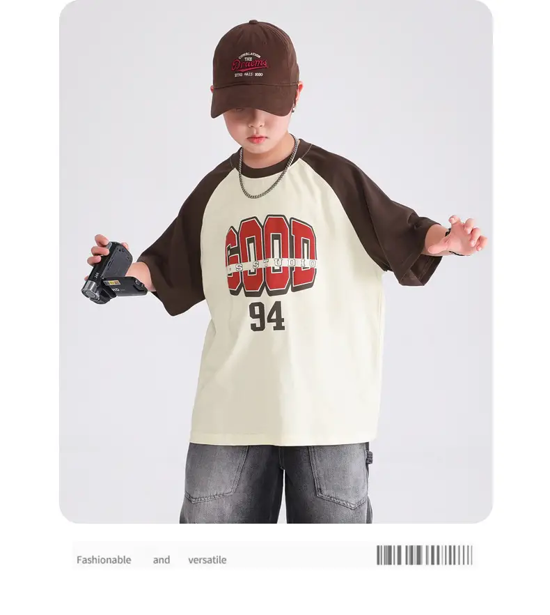 Boys Korean Style Cotton T-Shirt 2026 — feature 12