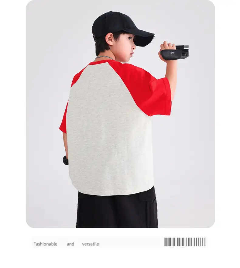Boys Korean Style Cotton T-Shirt 2026 — feature 8