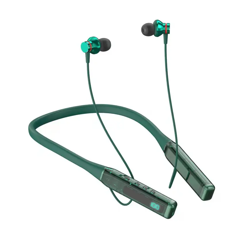 2025 New Overseas Wireless Noise-Cancelling Bluetooth Earphones, In-Ear Sports Neckband Style, In-Stock Wholesale — feature 13