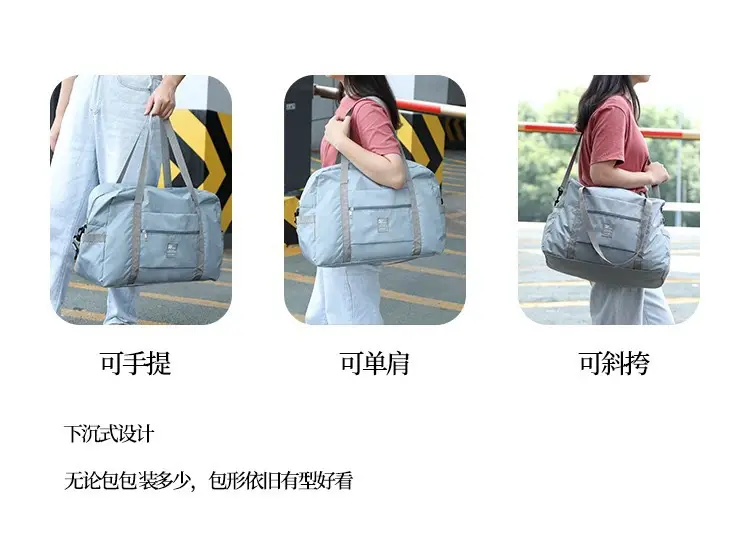 Red Crossbody Travel Bag Large Capacity Waterproof — feature 12