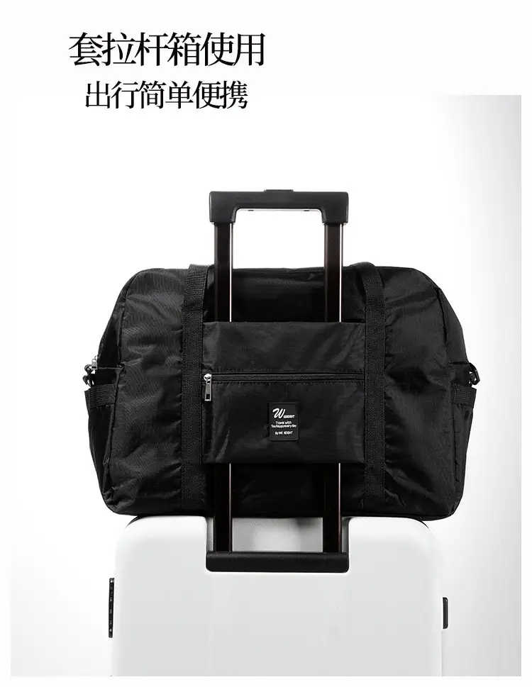 Red Crossbody Travel Bag Large Capacity Waterproof — feature 6