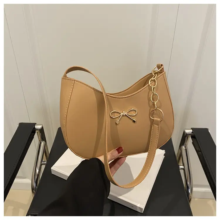 White Bow Decor Shoulder Bag for Women — feature 20