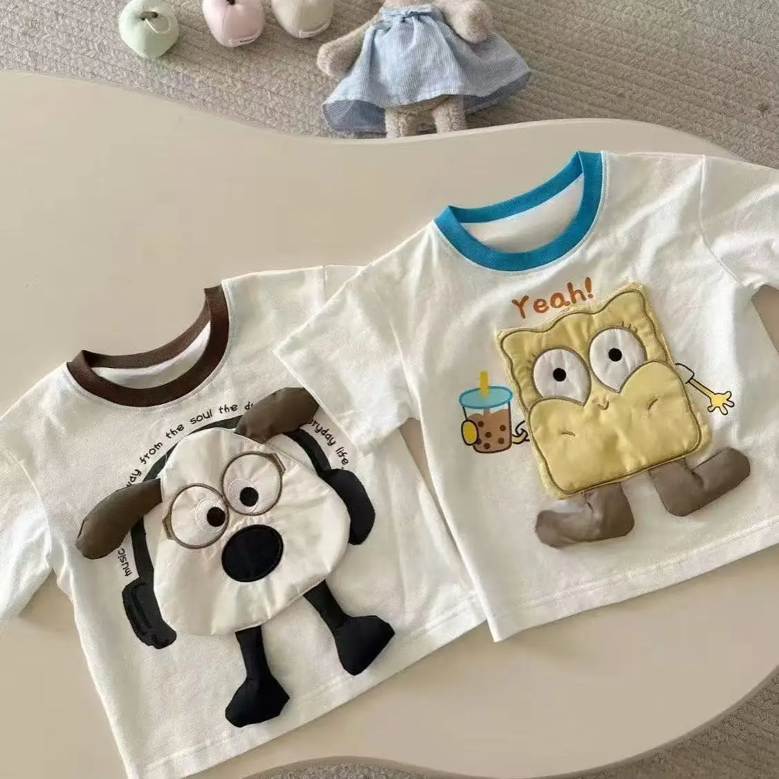 Boys Cotton Cartoon T-shirt 2025 Summer New Arrival