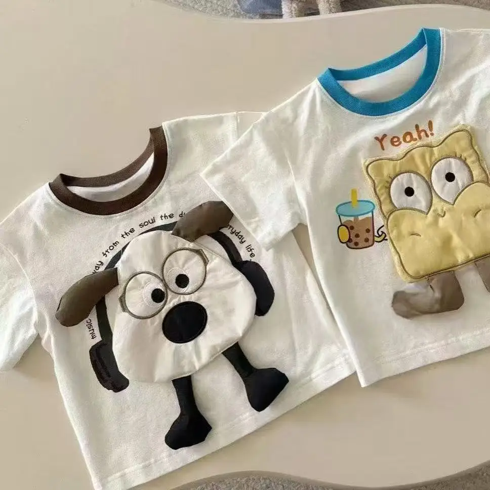 Boys Cotton Cartoon T-shirt 2025 Summer New Arrival — feature 6