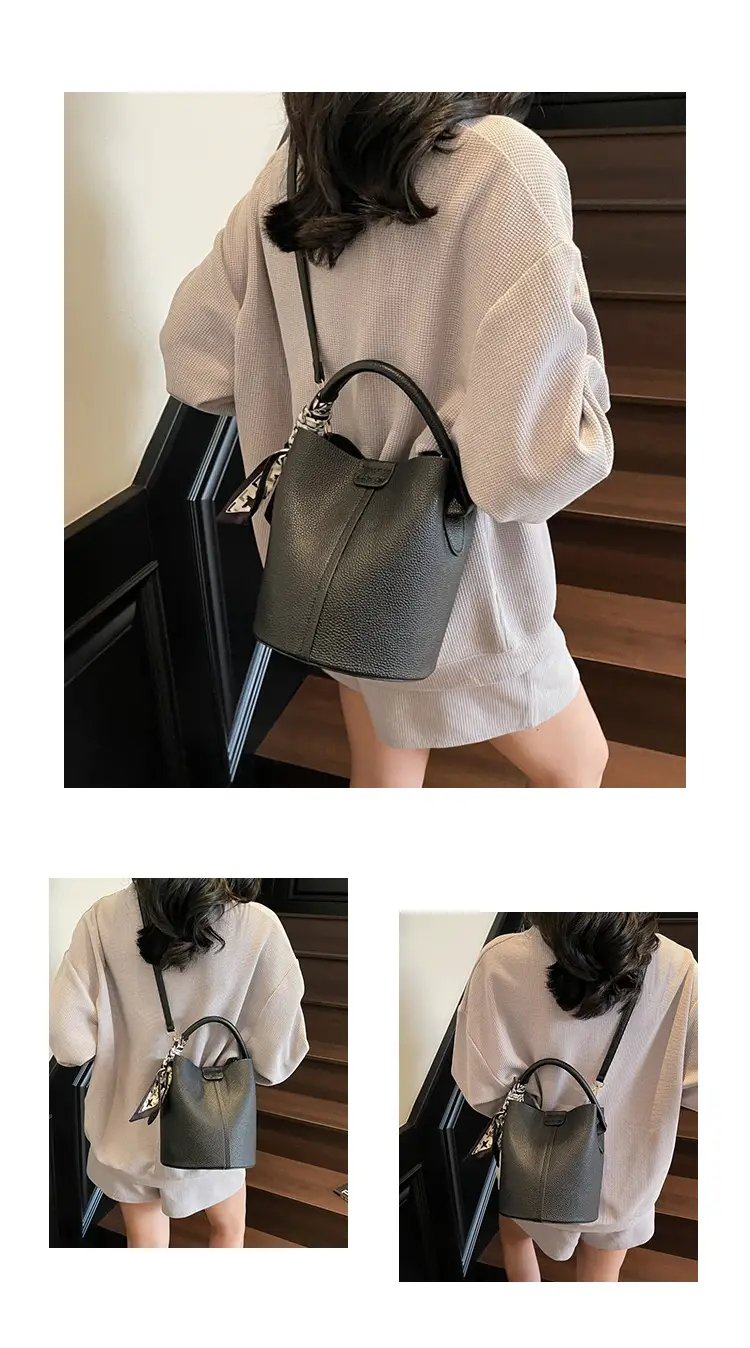 Yellow Women's Bucket Bag 2025 New Elegant Casual — feature 10