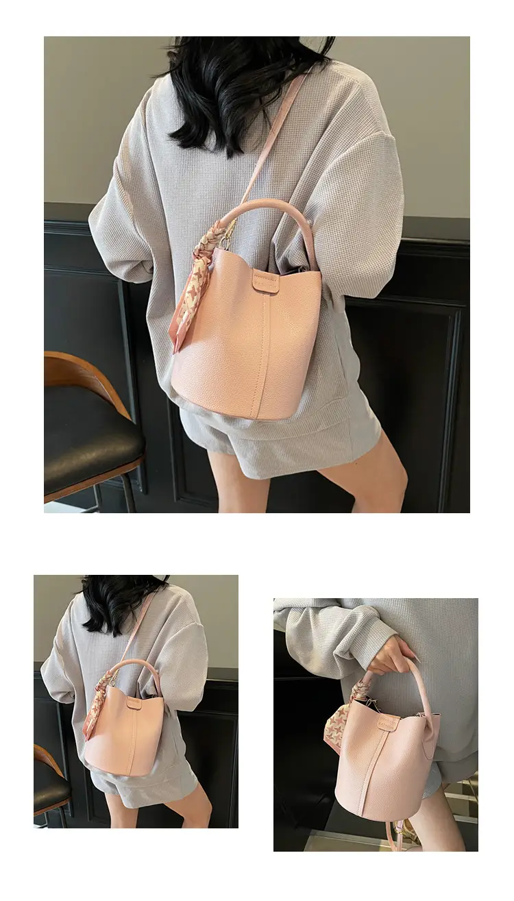 Yellow Women's Bucket Bag 2025 New Elegant Casual — feature 11
