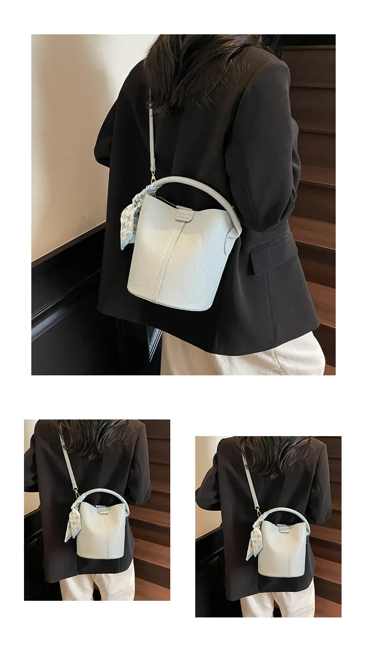Yellow Women's Bucket Bag 2025 New Elegant Casual — feature 13