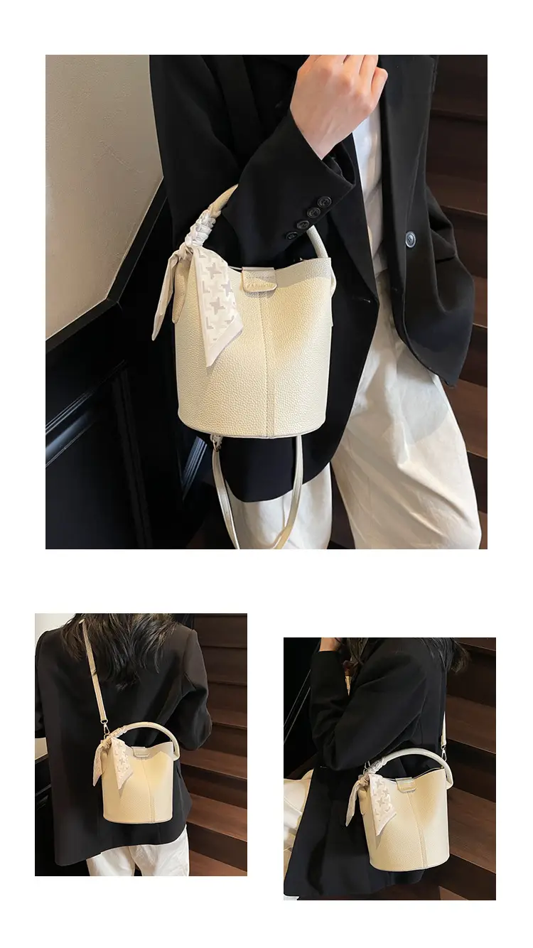 Yellow Women's Bucket Bag 2025 New Elegant Casual — feature 14
