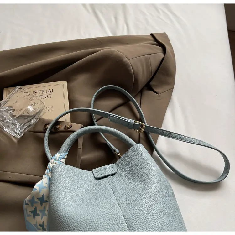 Yellow Women's Bucket Bag 2025 New Elegant Casual — feature 16