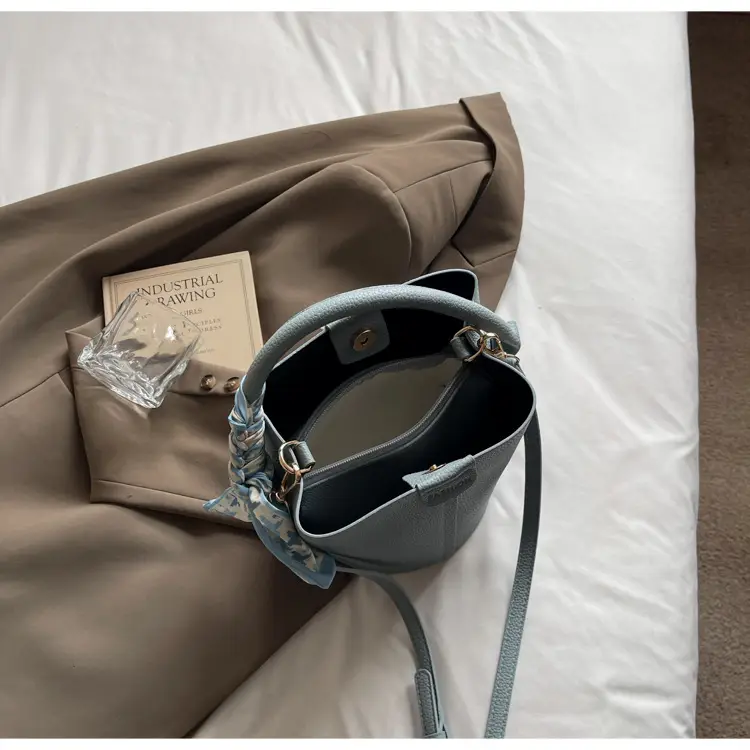 Yellow Women's Bucket Bag 2025 New Elegant Casual — feature 21