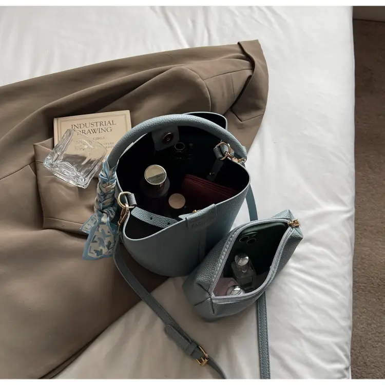 Yellow Women's Bucket Bag 2025 New Elegant Casual — feature 22