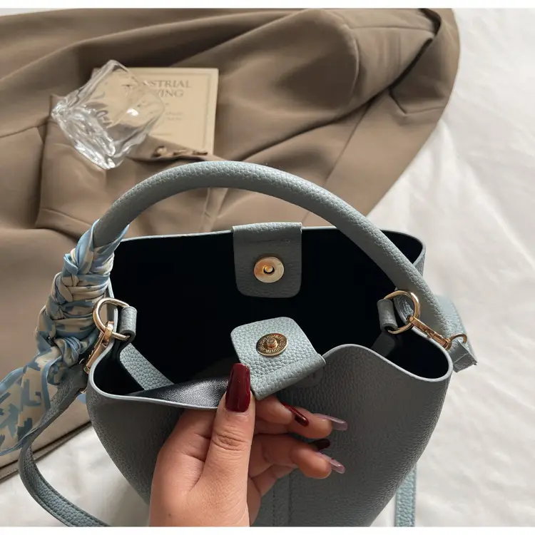 Yellow Women's Bucket Bag 2025 New Elegant Casual — feature 23