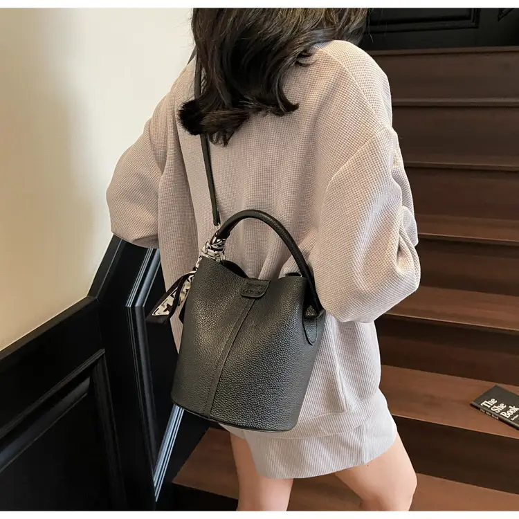 Yellow Women's Bucket Bag 2025 New Elegant Casual — feature 24