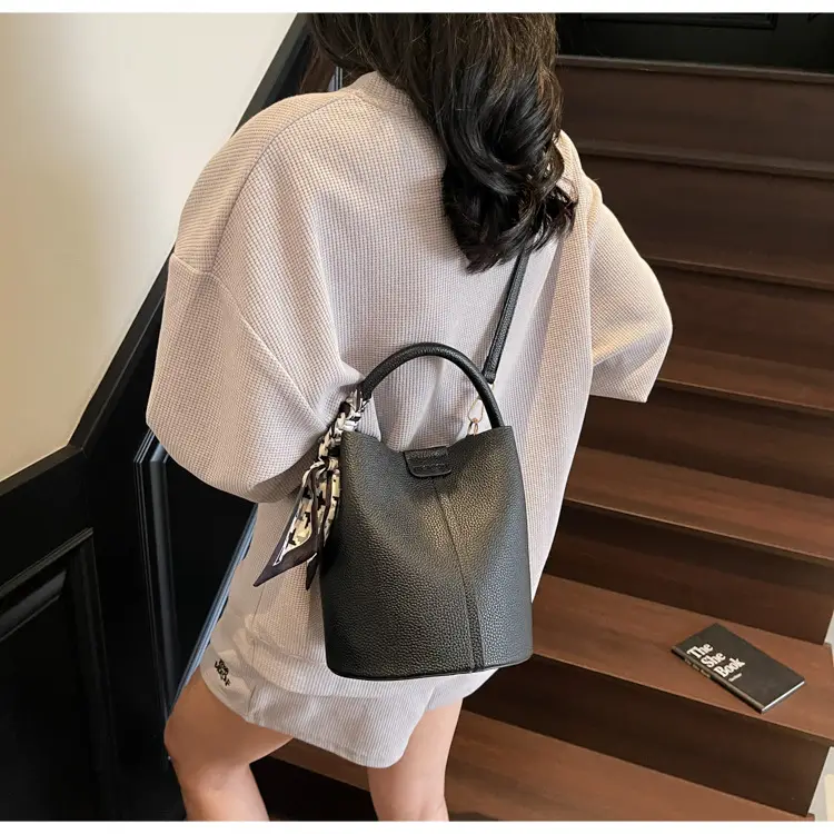 Yellow Women's Bucket Bag 2025 New Elegant Casual — feature 25