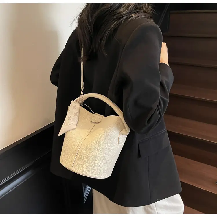 Yellow Women's Bucket Bag 2025 New Elegant Casual — feature 27