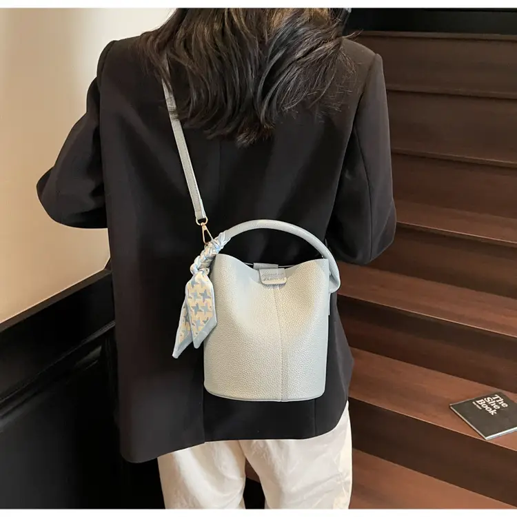 Yellow Women's Bucket Bag 2025 New Elegant Casual — feature 31