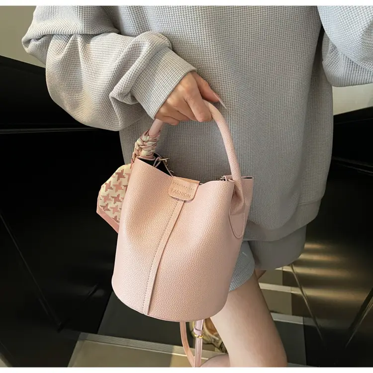 Yellow Women's Bucket Bag 2025 New Elegant Casual — feature 36