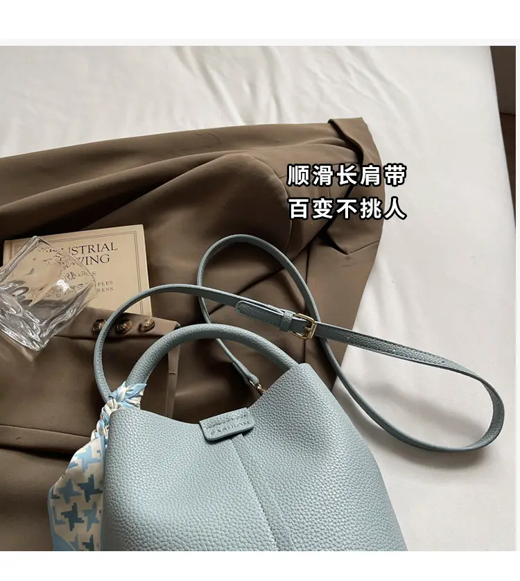 Yellow Women's Bucket Bag 2025 New Elegant Casual — feature 4