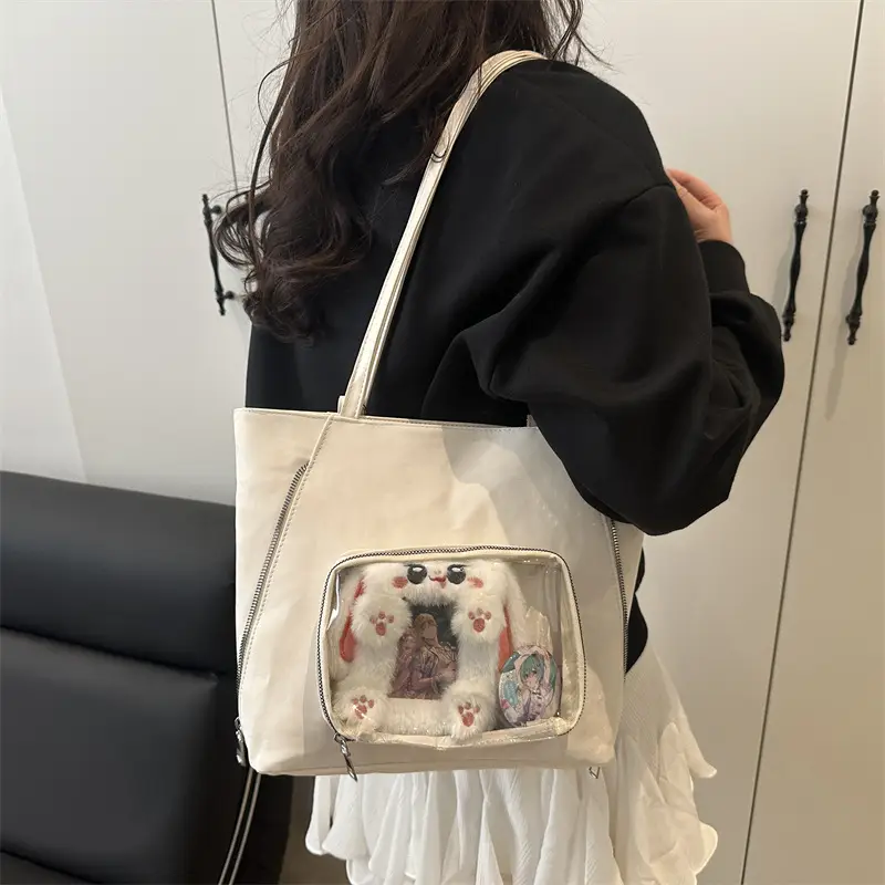 Cute Cartoon Print Shoulder Bag for Women - Image 6