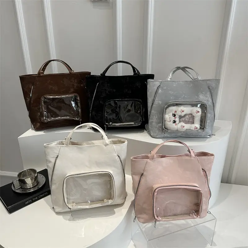 Cute Cartoon Print Shoulder Bag for Women - Image 7