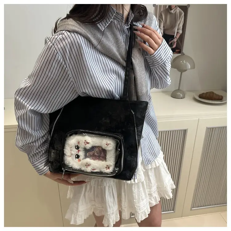 Cute Cartoon Print Shoulder Bag for Women — feature 22