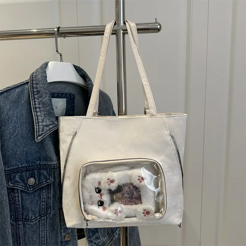 Cute Cartoon Print Shoulder Bag for Women - Image 2