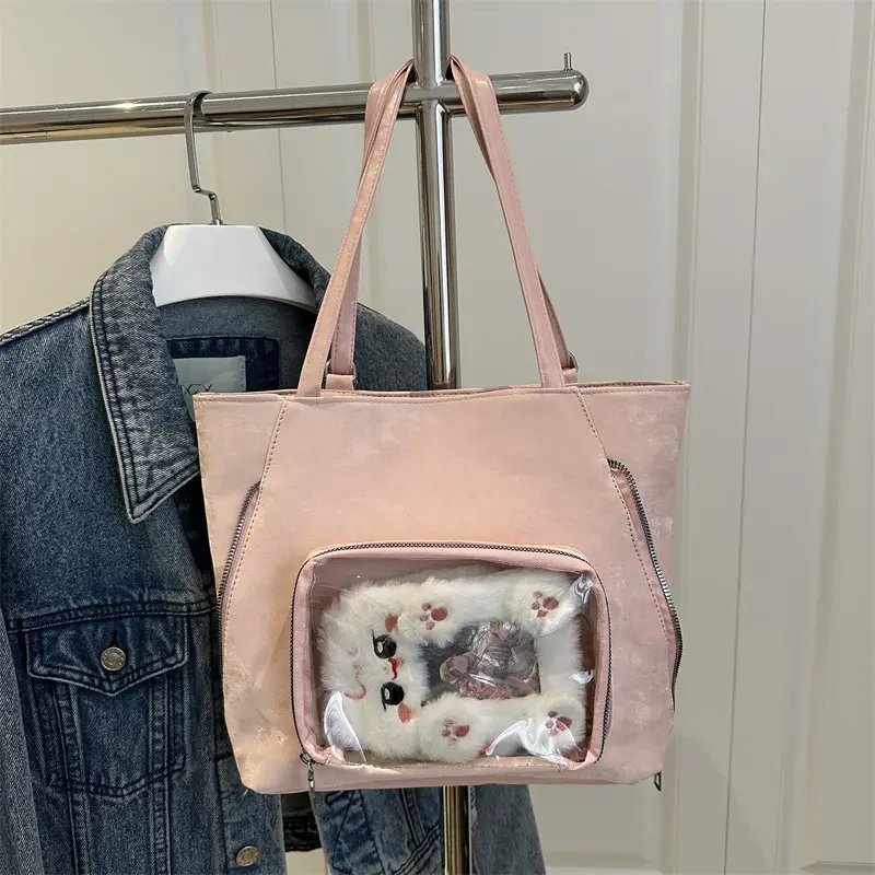 Cute Cartoon Print Shoulder Bag for Women - Image 4