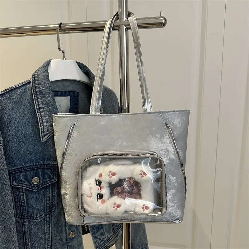 Cute Cartoon Print Shoulder Bag for Women - Image 5