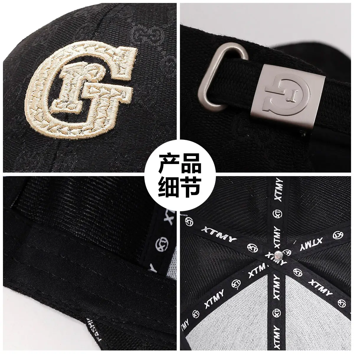 Women's Black G Logo Baseball Cap 2025