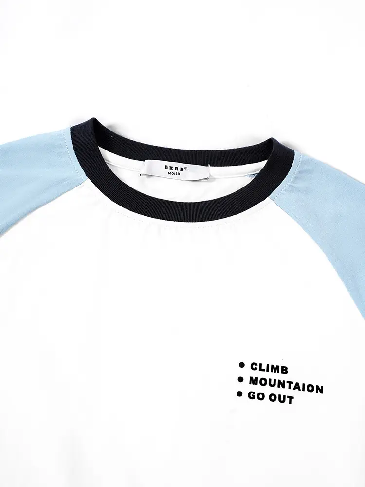 Light Blue Kids T-Shirt Short Sleeve Cool Dry - Image 5