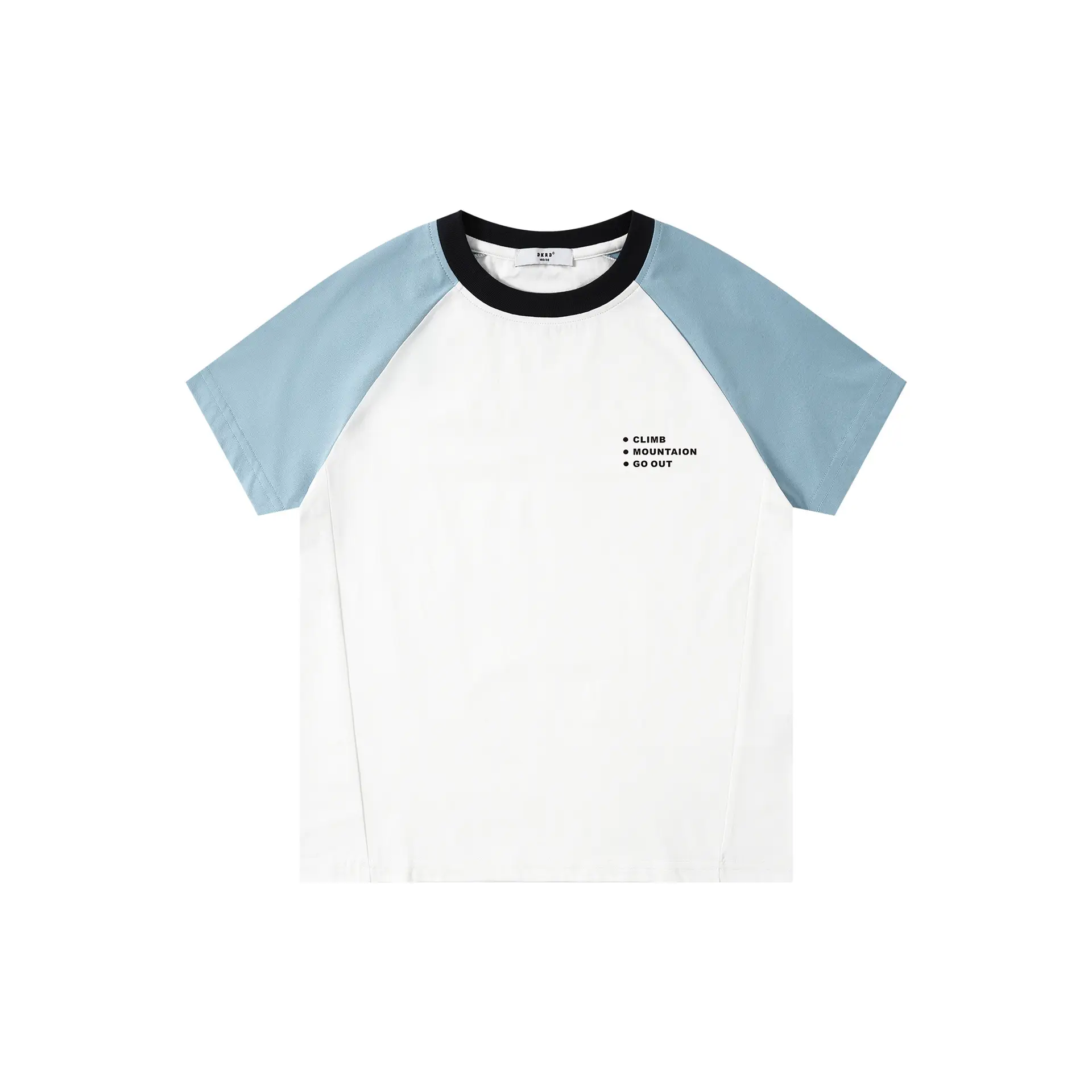 Light Blue Kids T-Shirt Short Sleeve Cool Dry - Image 2
