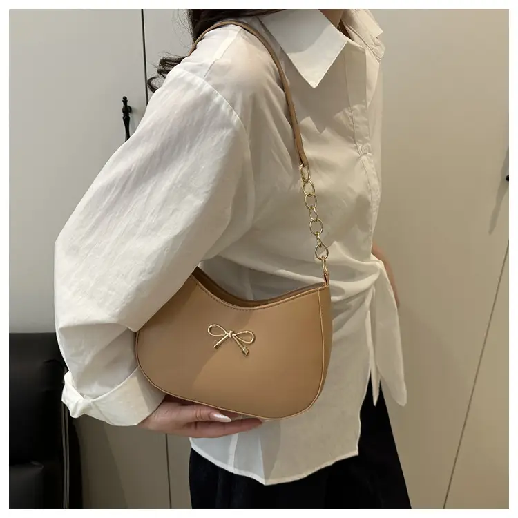 White Bow Shoulder Bag for Women 2025 — feature 14