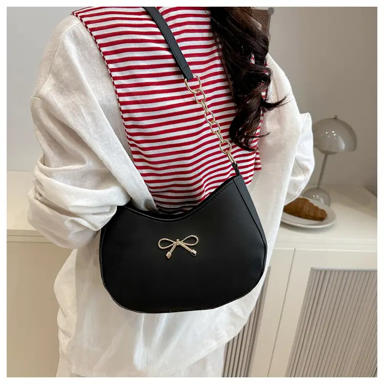 White Bow Shoulder Bag for Women 2025 — feature 19