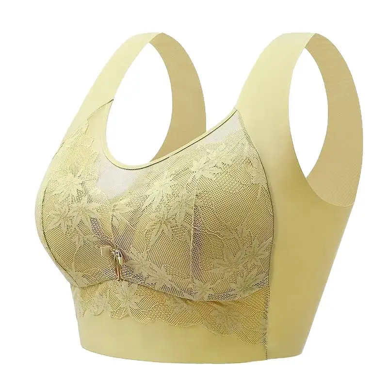 Mesh Lace Bra with Back & Anti-Exposure Design - Image 10