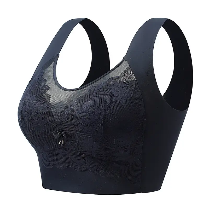 Mesh Lace Bra with Back & Anti-Exposure Design - Image 5