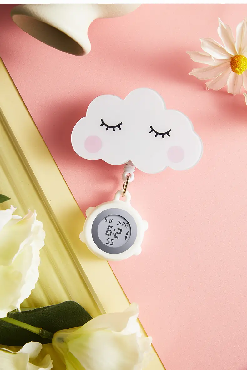 Cute Nurse Watch with LED Light & Pocket Design — feature 5