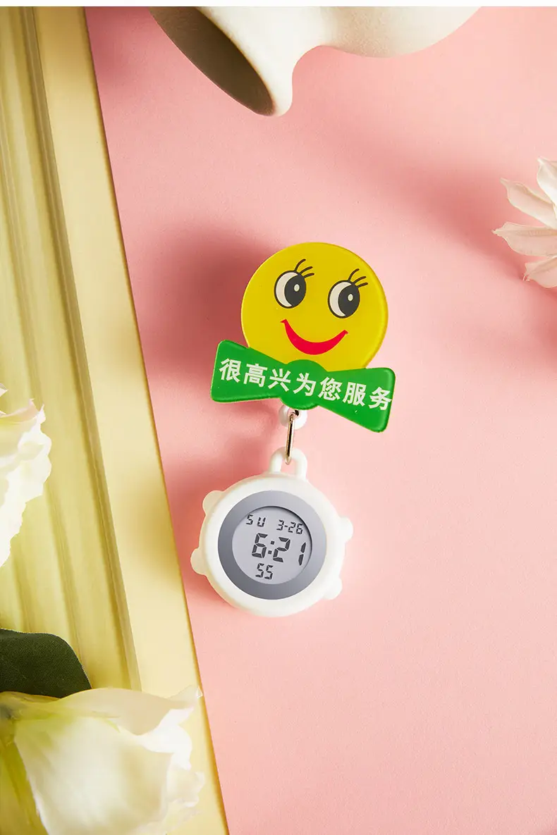 Cute Nurse Watch with LED Light & Pocket Design — feature 6